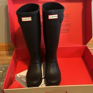 Women’s Hunter original tall boots MATE BLACK